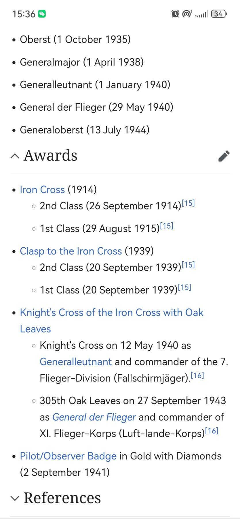 小驴勋章奖章收藏2月22日周日晚六点拍卖（珍爱和平，收藏战争，铭记历史，勿忘国耻，忠党爱国。有偿代拍，送拍规则在简介最后，参拍须阅读规则后再参拍，关系到运费包装发货时效真假辨别等关键信息，拍卖时不再发原图，看大图店主微信码在拍卖店铺介绍里） 德国WWII伞兵部队开创者库尔特将军1974年12月亲笔签名照（战后原品亲签，此时将军已经84了，88岁去世，印的沃尔夫冈绘制肖像），签有将军名字1939年4月20日（某位画家生日）纪念封（战前原品），现代洗印的将军名签名照