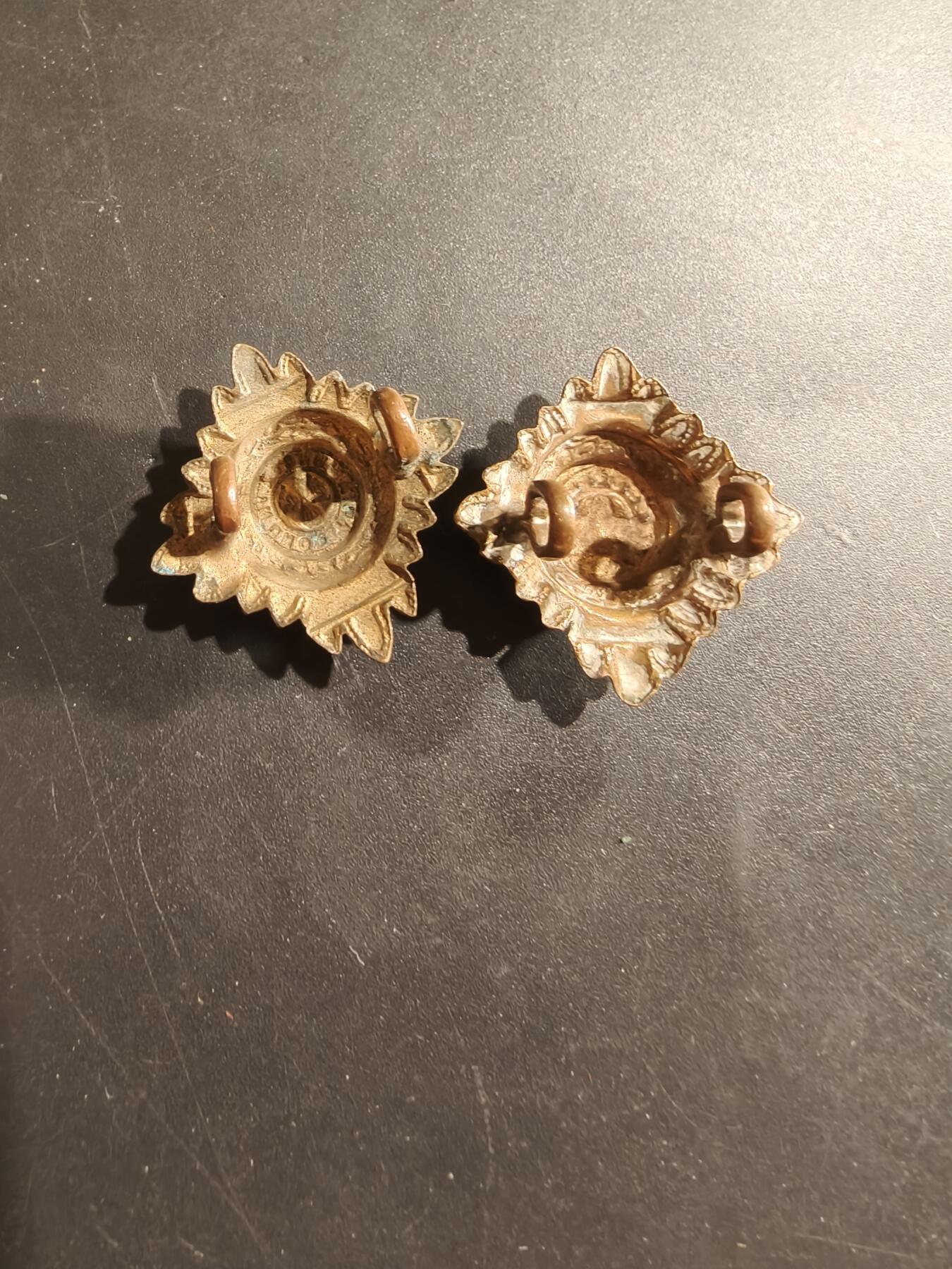 老王徽章第182期 英国军衔配饰一组     巴斯星    一战时期