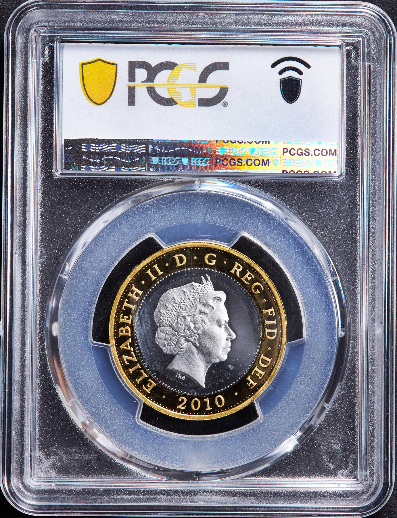 【俄甄集藏】马年新春第一拍 2026年(048)02-25星期三 晚 19:30 全场包邮 英国2010年纪念世界第一位女护士弗洛伦斯·南丁格尔逝世100周年2镑双色精制银币，PCGS PR67DC，重12克，925银，发行量5117枚，少见品种