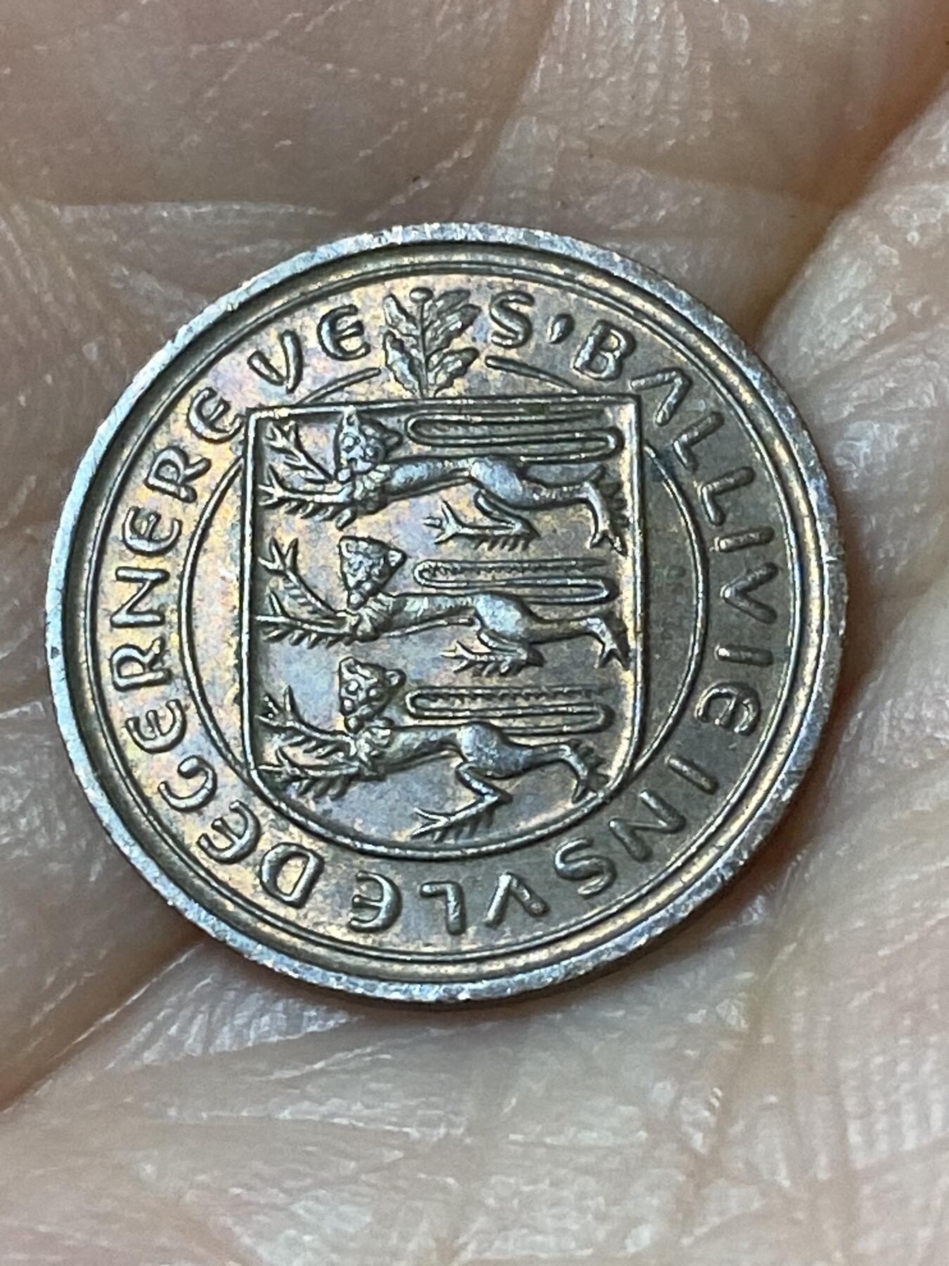 2026年第二十四场(总第一百九十三场）外国好品散币场(免佣金) 英属根西岛🇬🇬1971年1/2新便士(伊丽莎白二世时期，十进制第一套首发年)