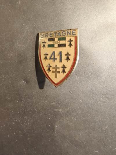 老王徽章第182期 - 法国陆军第41步兵团证章