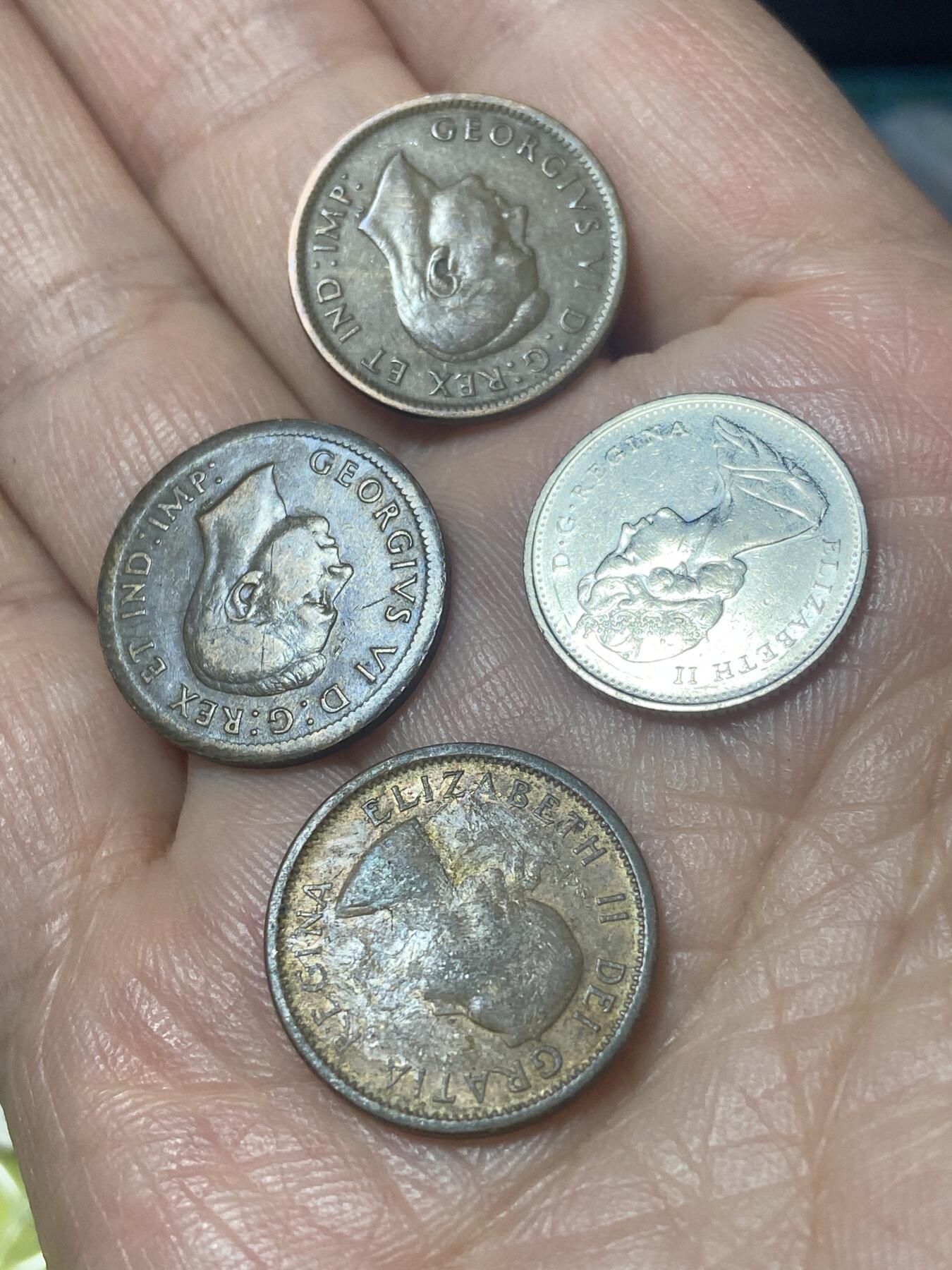 2026年第二十四场(总第一百九十三场）外国好品散币场(免佣金) 加拿大🇨🇦4枚：1939年40年64年1分，76年10分