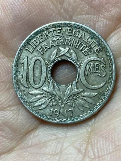 2026年第二十五场(总第一百九十四场）外国好品散币场(免佣金) - 少见年份–法兰西第三共和国1917年10生丁(第五版首发年)