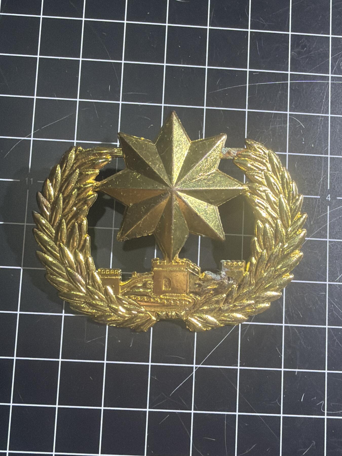 古冰库章牌勋赏收藏第55次拍卖 合金帽徽一个