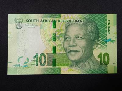 【游宝拍卖】丙午蛇马年第1期 - 南非-10兰特【曼德拉版 全新UNC 】