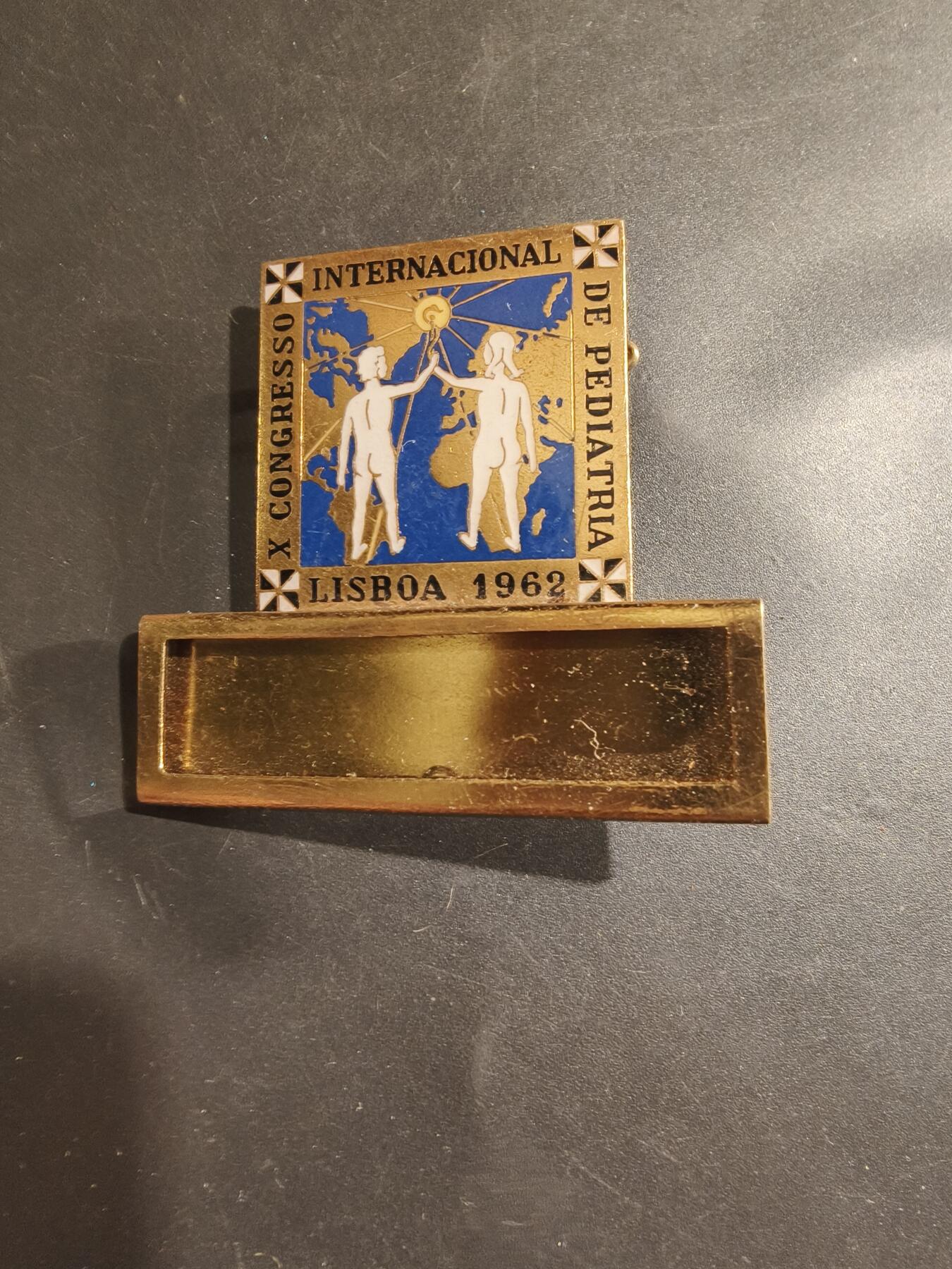 老王徽章第182期 1962年里斯本第十届国际儿科大会证章