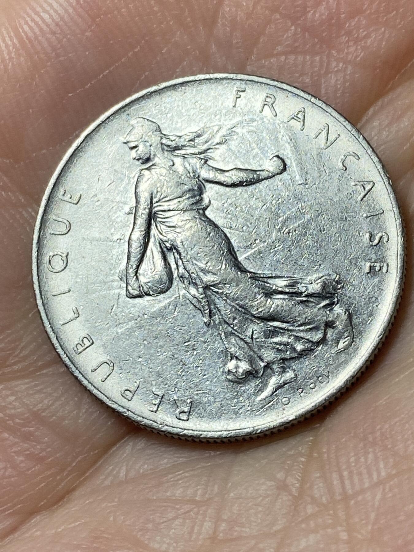 2026年第二十五场(总第一百九十四场）外国好品散币场(免佣金) 法国🇫🇷1969年1法郎(Owl–猫头鹰标)