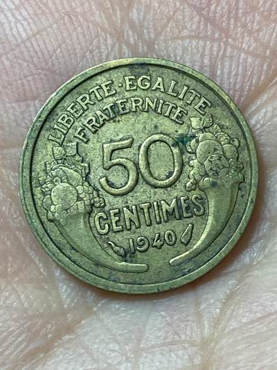 2026年第二十五场(总第一百九十四场）外国好品散币场(免佣金) - 法兰西第三共和国1940年50生丁