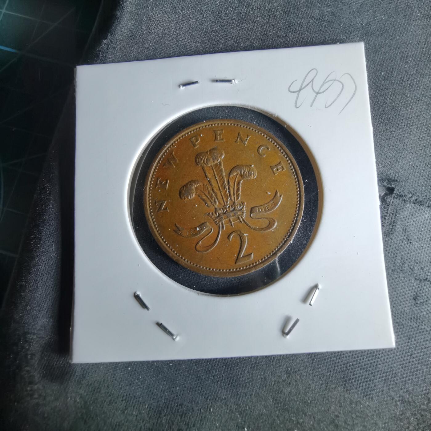 沼泽如烟--第994场 英国1977年2便士