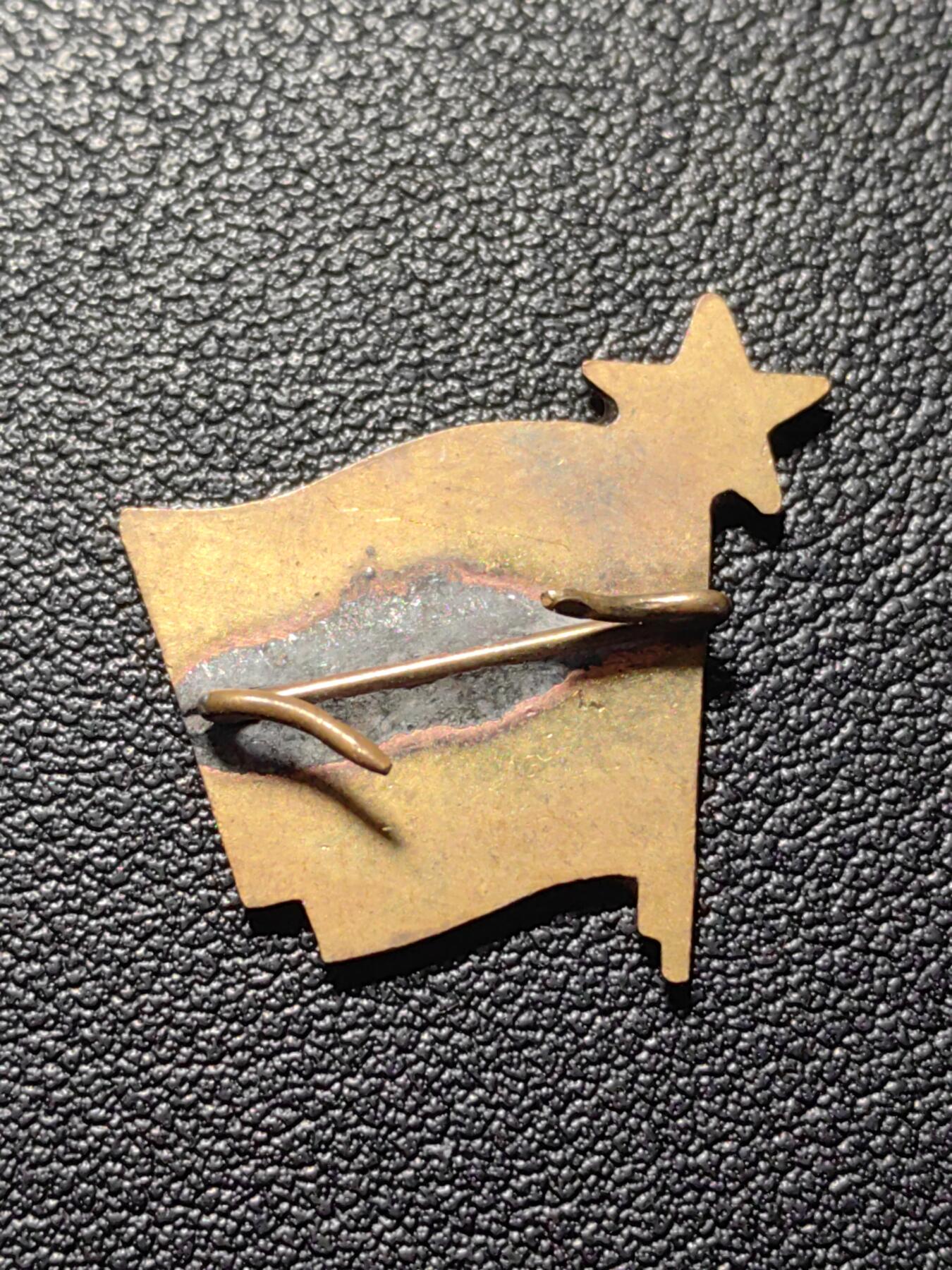 靖甫拍卖第四场 匈牙利共青团证章 大尺寸缝扣版