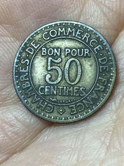 2026年第二十五场(总第一百九十四场）外国好品散币场(免佣金) - 稀年–法兰西第三共和国1921年50生丁(首发年，发行量少)