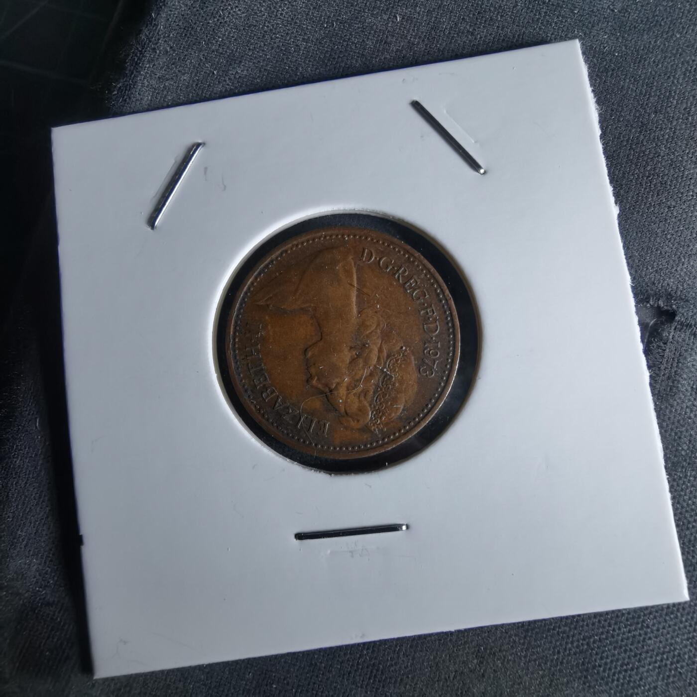 沼泽如烟--第994场 英国1973年1便士