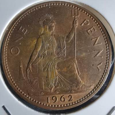 沼泽如烟--第994场 - 英国1962年1便士