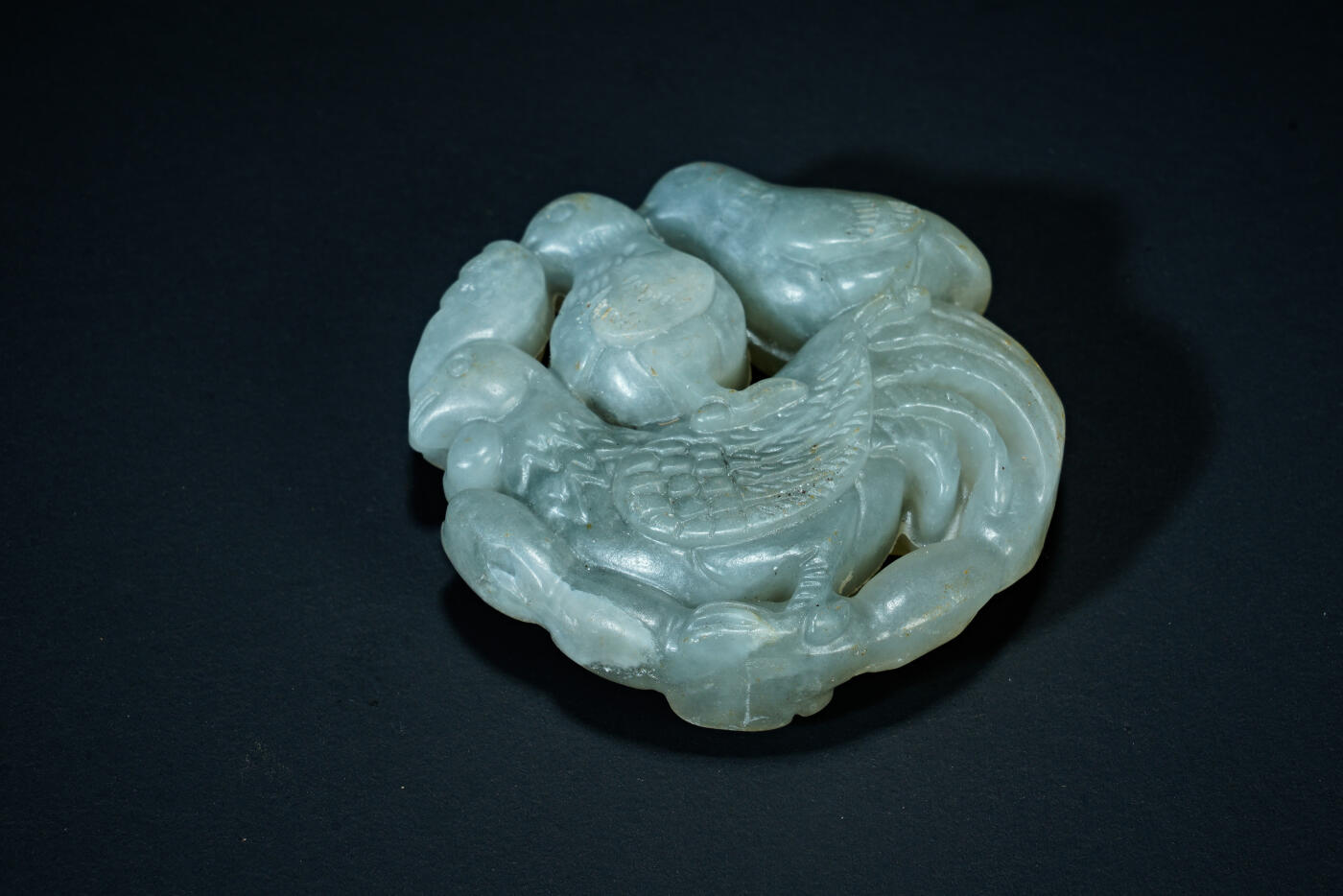 上海都达杂项专场三十一【全场包邮】  古玉连升三级挂件89-83