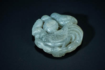 上海都达杂项专场三十一【全场包邮】  - 古玉连升三级挂件89-83