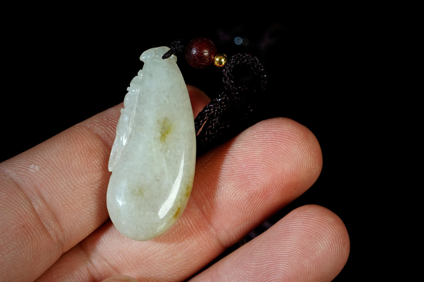 上海都达杂项专场三十一【全场包邮】  天然和田玉精雕《福瓜》挂件89-106