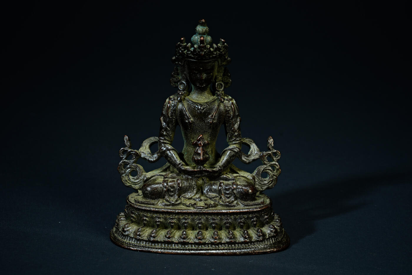 上海都达杂项专场三十一【全场包邮】  尼泊尔铜长寿佛造像89-58