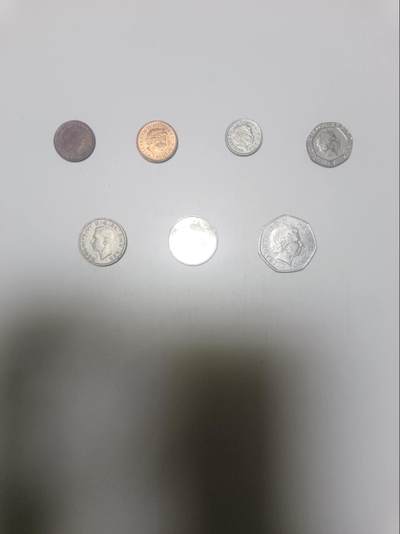 【20260215】非全新纸币和硬币第335场 - 英国7枚硬币