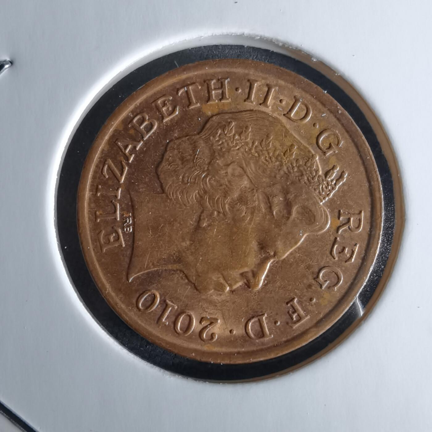 沼泽如烟--第994场 英国2010年1便士