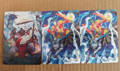 趣卡卡拍No.26期（新年场，马年大吉）（无佣金免手续费，分享成交有奖） - 【浮雕折光】焱卡文化-问道东方-浮雕折光-古月钟馗+周胜钟馗+周胜钟馗异画