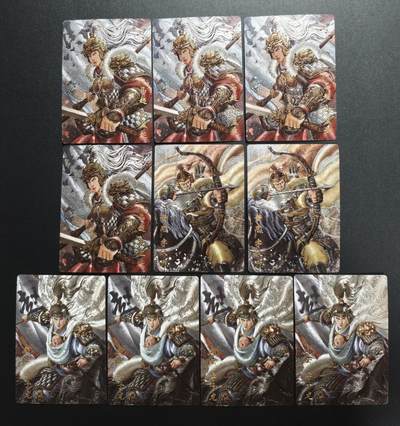 天玑星卡拍第172期《2.23周一截拍》持续收拍收评中 满赠卡需备注 - 琅琊卡藏 画的N次方 五虎上将 马超 黄忠 赵云 浮雕折光 十张