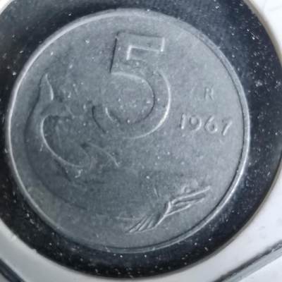 沼泽如烟--第993场 - 意大利1967年5里拉