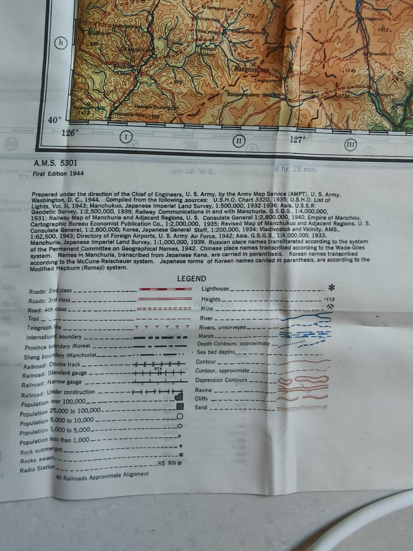 老王徽章第182期  美国二战陆军航空兵逃生图 正面为俄罗斯符拉迪沃斯托克 背面为日据时期首尔 尺寸约60×60cm 少见地区