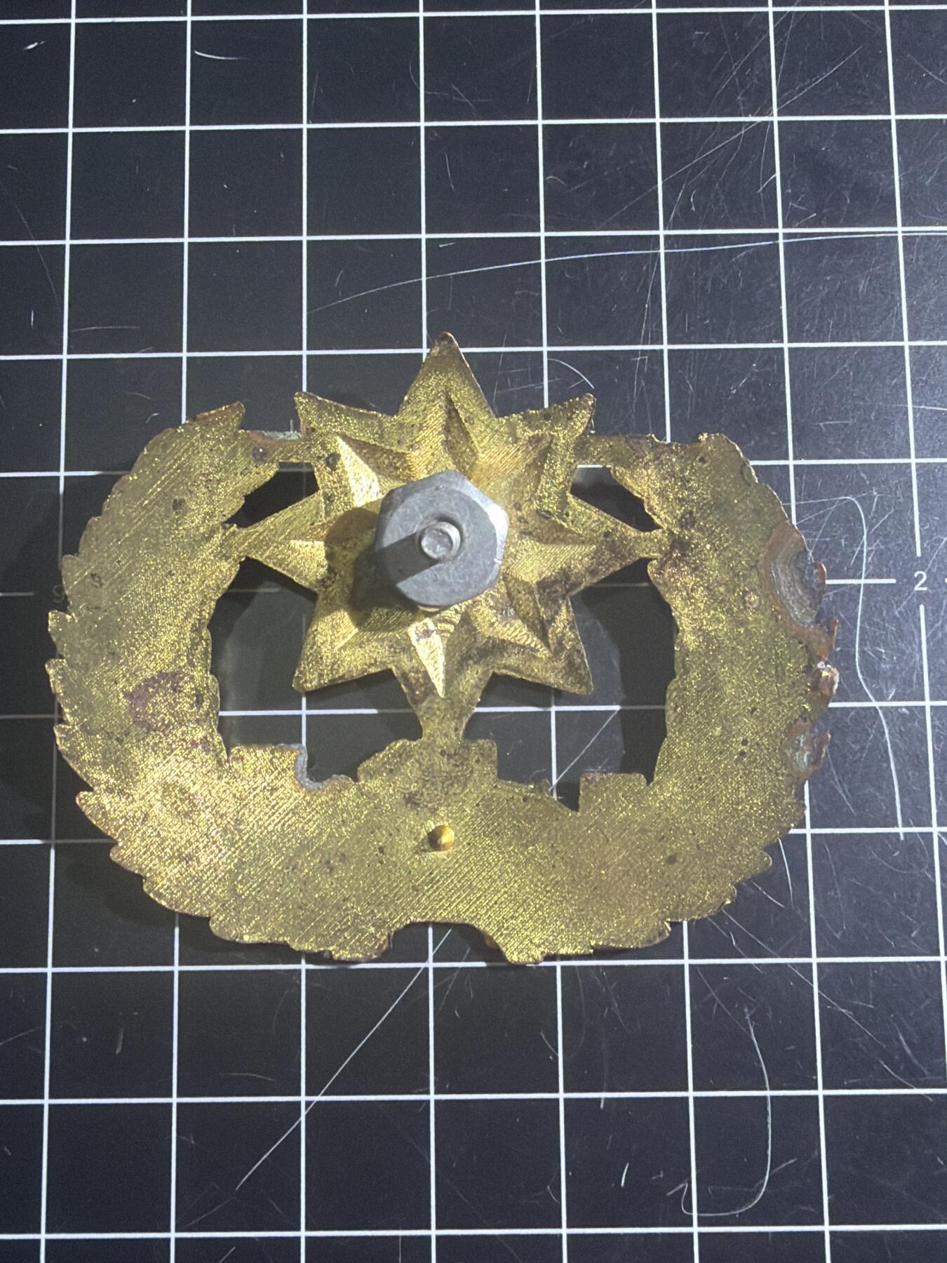 古冰库章牌勋赏收藏第55次拍卖 合金帽徽一个