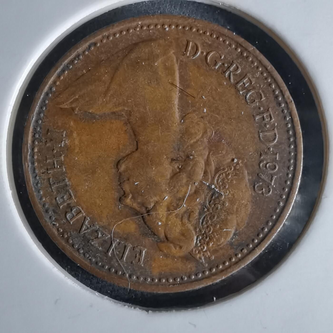 沼泽如烟--第994场 英国1973年1便士