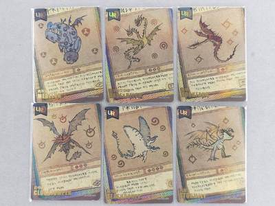 买就送PR！！龙虎卡牌-七六场（满200元包邮，无佣金，每周六结拍，欢迎送拍） - 6张全 卡游梦工厂第一弹 URD卡位 一套 (已套膜)