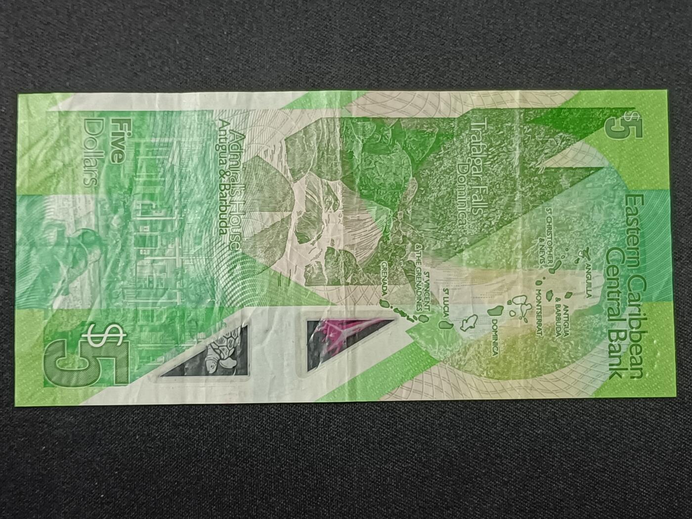 【游宝拍卖】丙午蛇马年第1期 东加勒比-5元【流通品相】