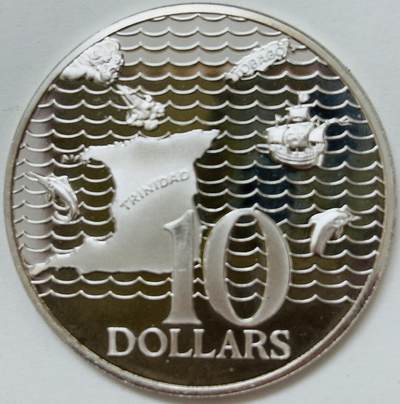 【金马踏春，泉马奔腾】2026 年新年贺岁场，（定于年初五接财神截拍）祝各位老板马到成功，马上有钱，愿岁岁平安喜乐顺遂 - 全新 1977 年特立尼达和多巴哥独立十周年 10 元精制纪念银币，35 克 925 高银