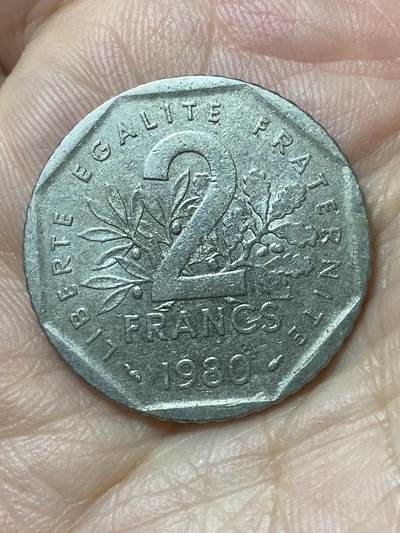 2026年第二十五场(总第一百九十四场）外国好品散币场(免佣金) - 法国🇫🇷1980年2法郎