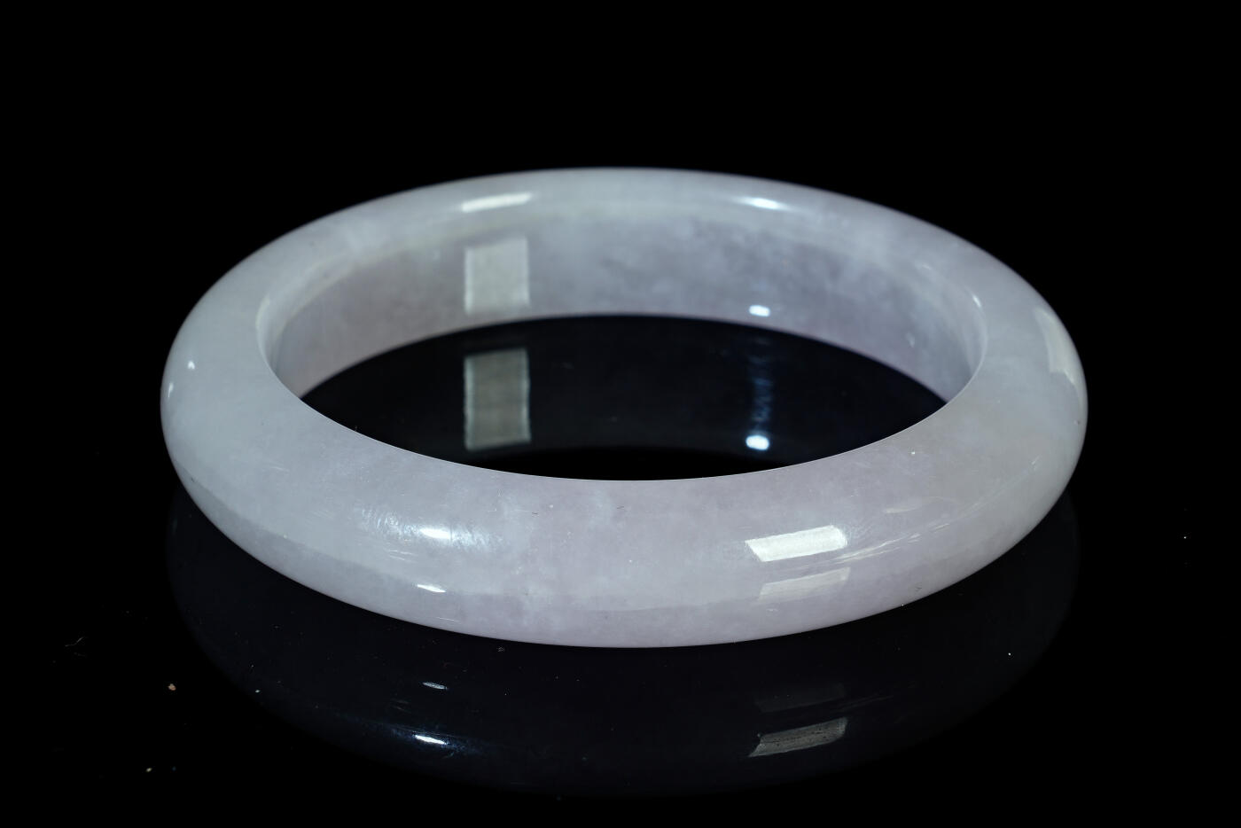 上海都达杂项专场三十一【全场包邮】  天然 冰种翡翠手镯89-43