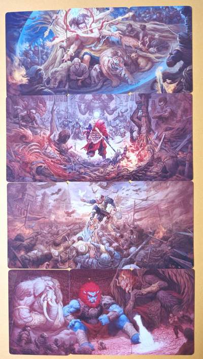 趣卡卡拍No.26期（新年场，马年大吉）（无佣金免手续费，分享成交有奖） - 【普卡】焱卡文化 问道东方 普卡-绘藏-西游《无胜》四组三拼卡