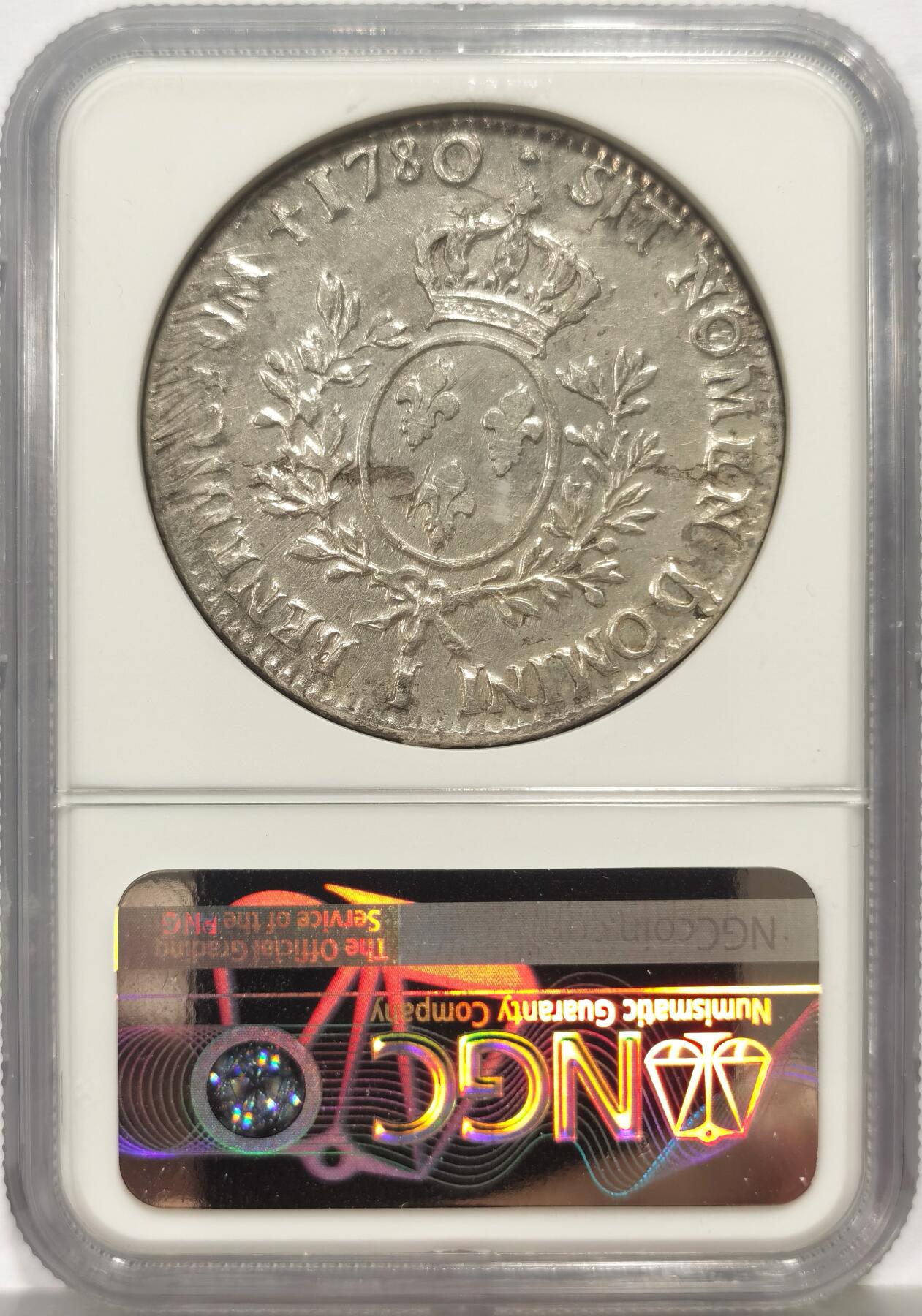 博洋堂蛇年收官专场暨第161期（全场包邮） NGC XF 法国1780I（里摩日）路易十六埃居大银