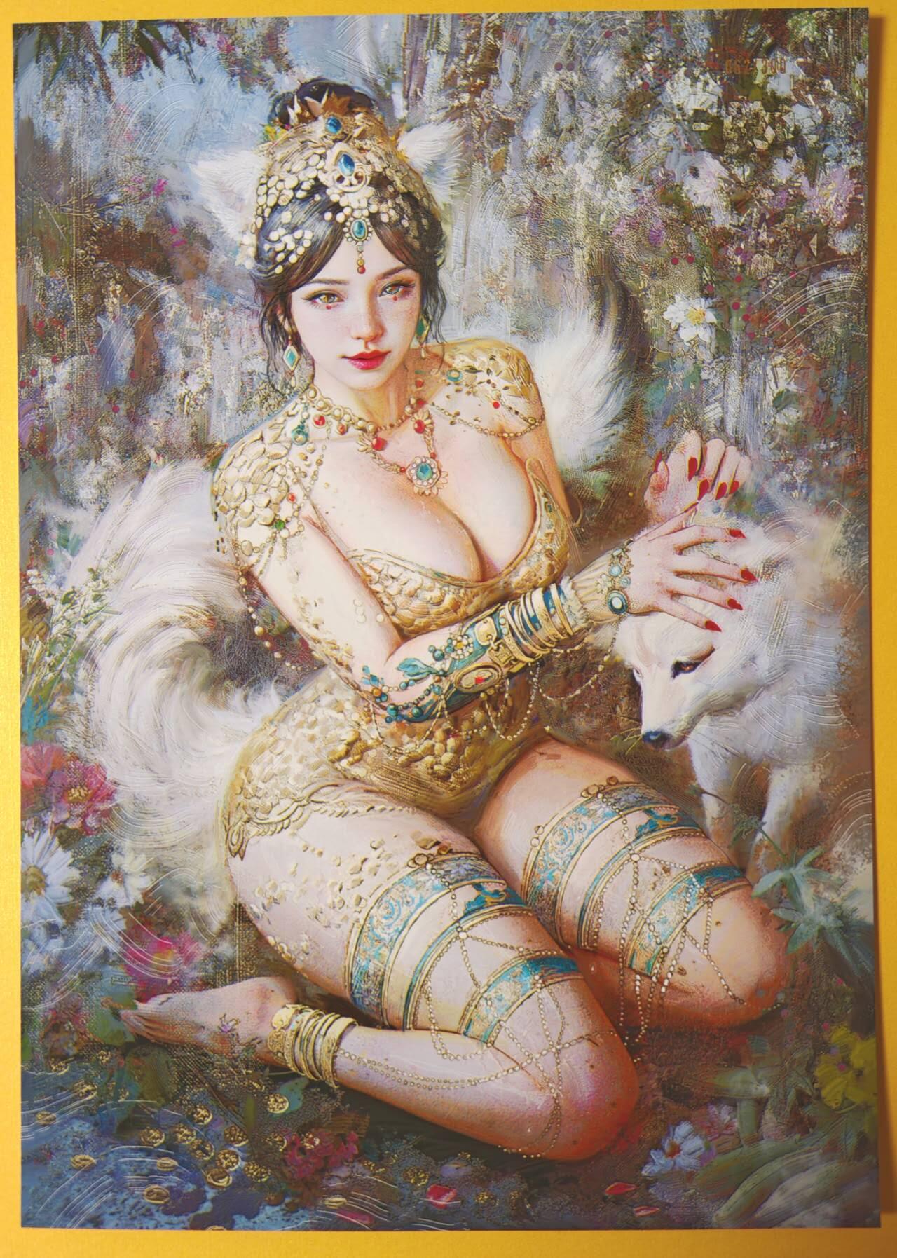 趣卡卡拍No.26期（新年场，马年大吉）（无佣金免手续费，分享成交有奖） 【限编 A4粗闪】焱卡文化 刷子 妖姬传 玉兔精 A4粗闪