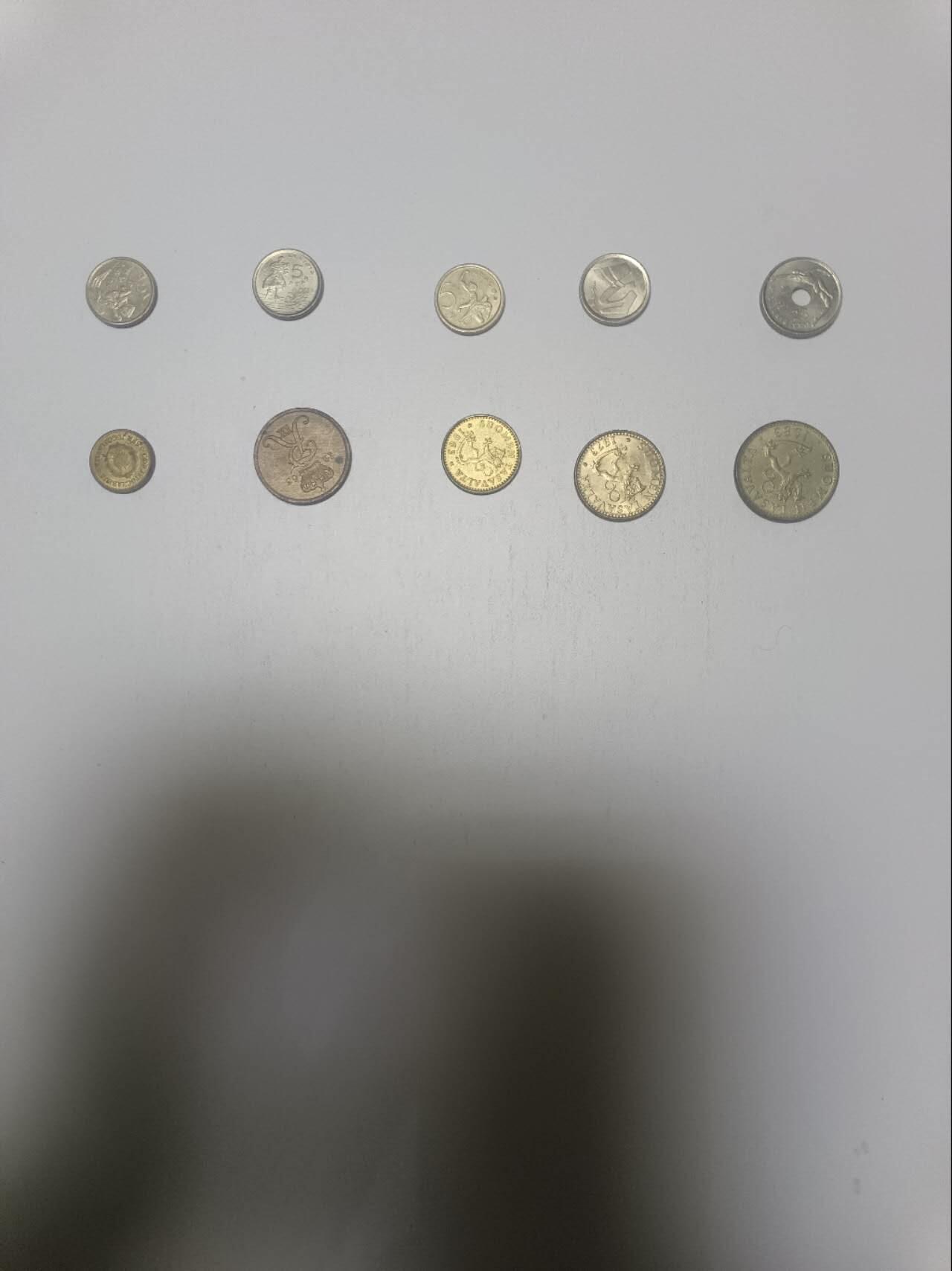 【20260215】非全新纸币和硬币第335场 欧洲国家10枚硬币