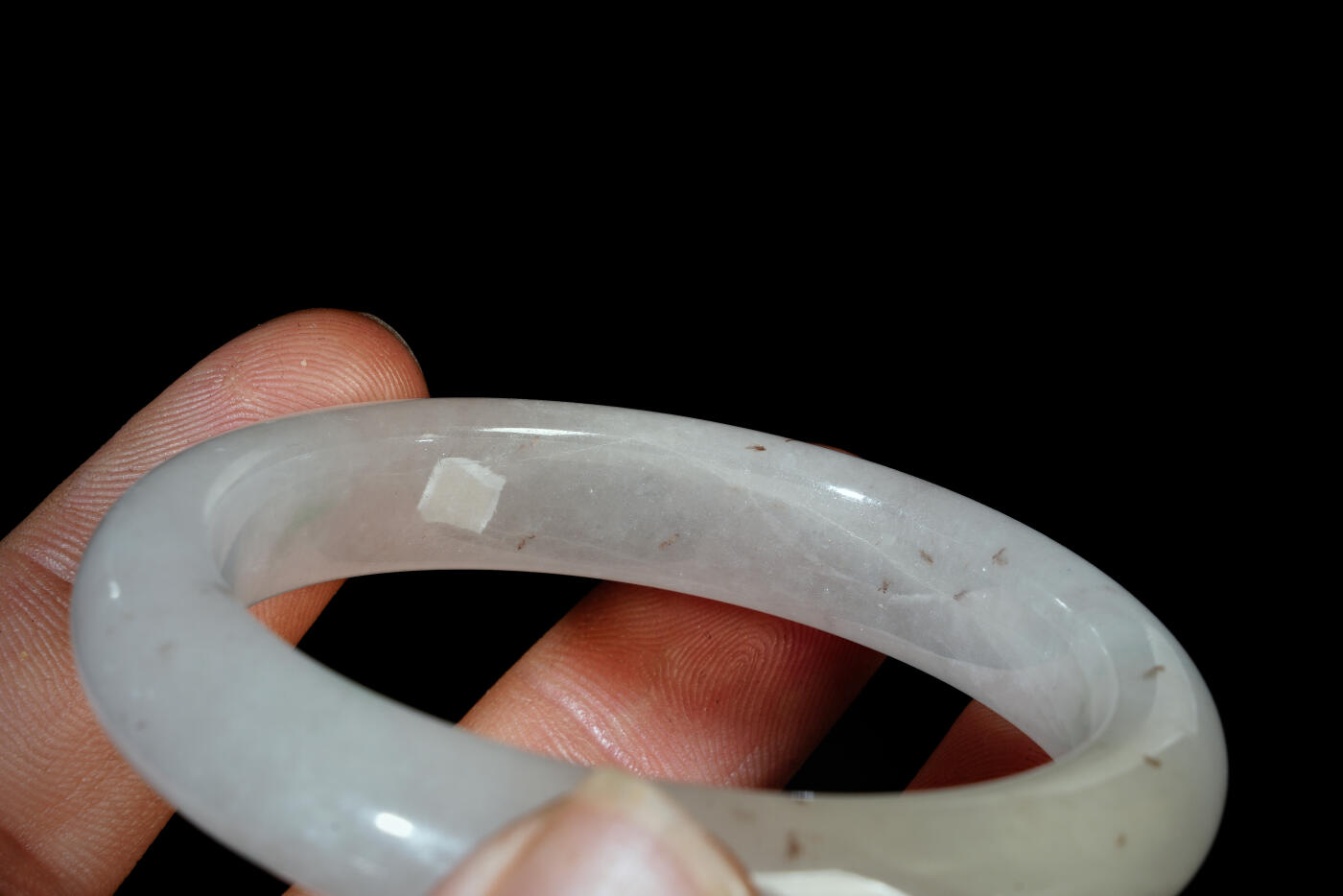 上海都达杂项专场三十一【全场包邮】  天然冰种翡翠 手镯89-46