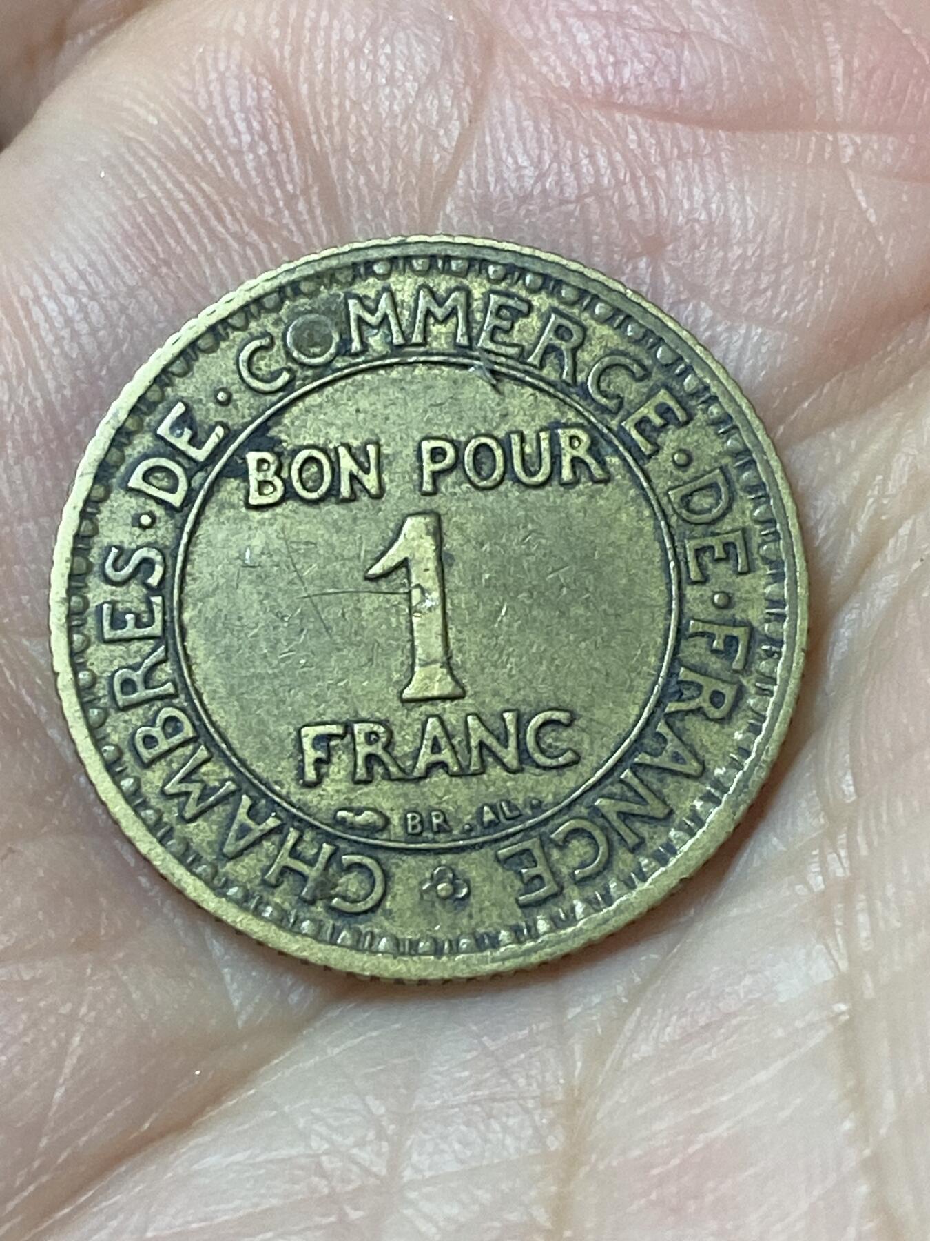 2026年第二十五场(总第一百九十四场）外国好品散币场(免佣金) 法兰西第三共和国1922年1法郎