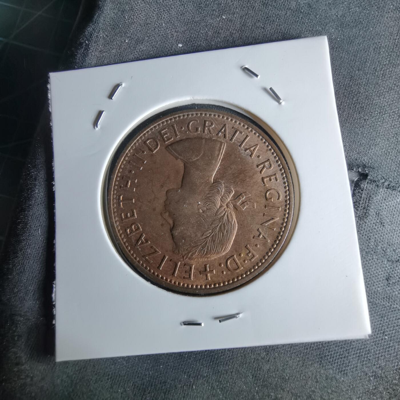 沼泽如烟--第994场 英国1961年1便士