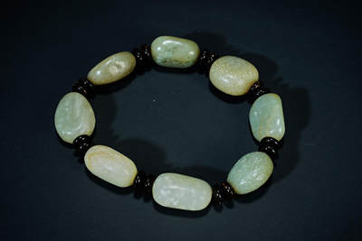 上海都达杂项专场三十一【全场包邮】  - 天然和田玉籽料手串 附鉴定证书89-86