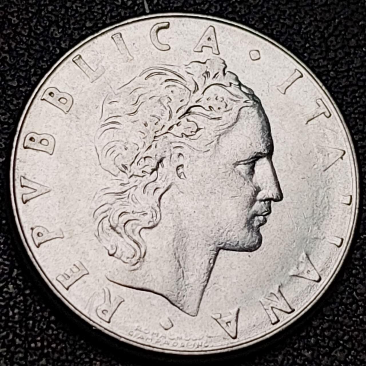 泉币菌-第188场- 迎情人节专场 本场拍品多 请提前出价（本周五和之前拍的 2月14日发货） 意大利 1979年 50里拉 锻冶之神 伍尔坎 24mm