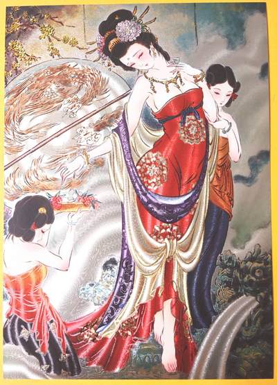 趣卡卡拍No.26期（新年场，马年大吉）（无佣金免手续费，分享成交有奖） - 【限编，A4粗闪】焱卡文化 彫仙 四大美女 羞花 杨玉环  A4粗闪