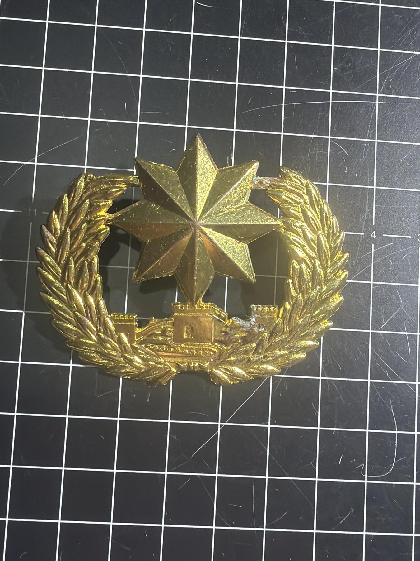 古冰库章牌勋赏收藏第55次拍卖 合金帽徽一个