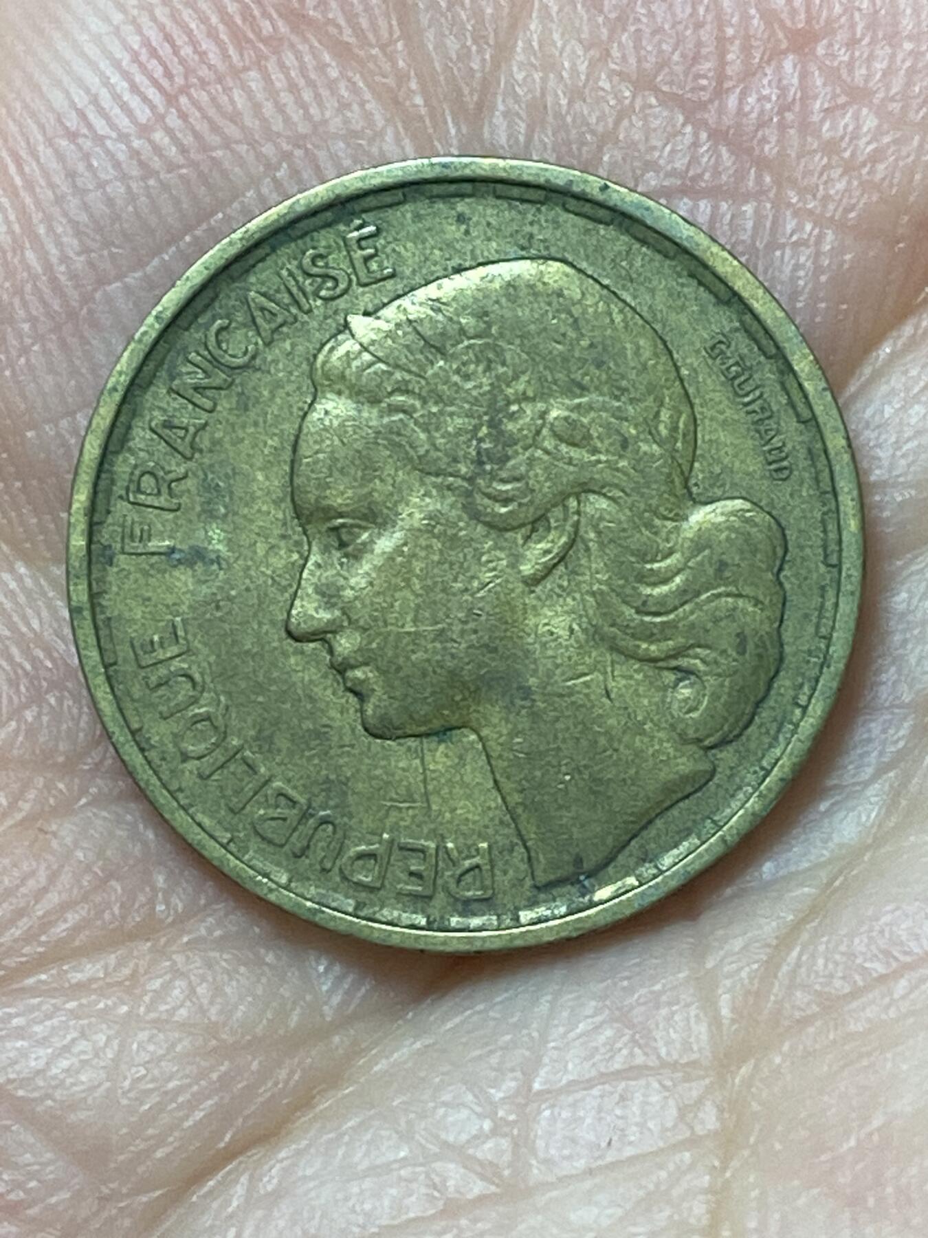 2026年第二十五场(总第一百九十四场）外国好品散币场(免佣金) 法兰西第四共和国1951年10法郎(B标，博蒙莱罗热造)