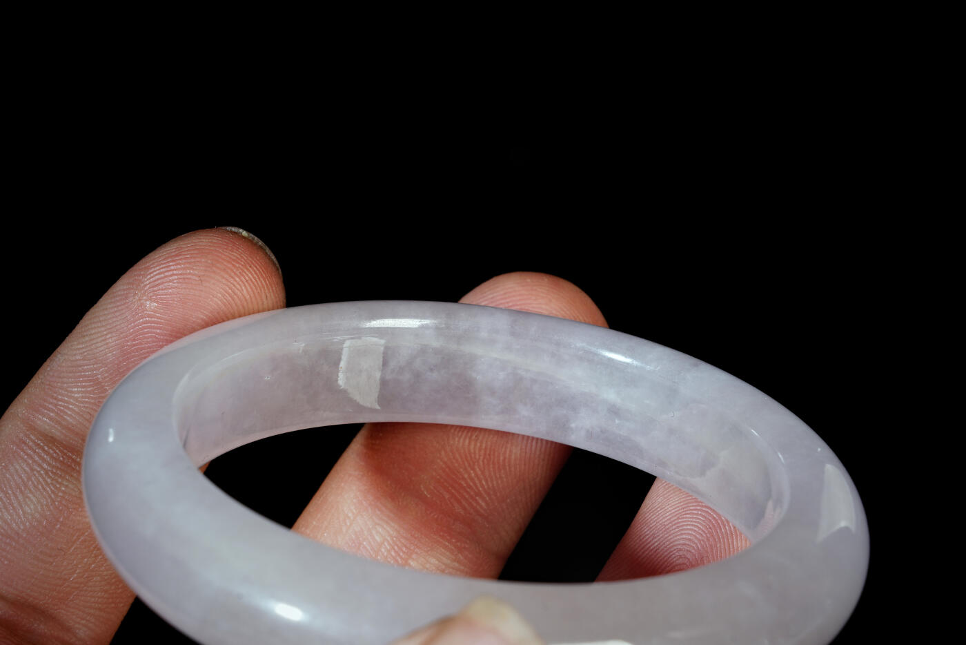 上海都达杂项专场三十一【全场包邮】  天然 冰种翡翠手镯89-43