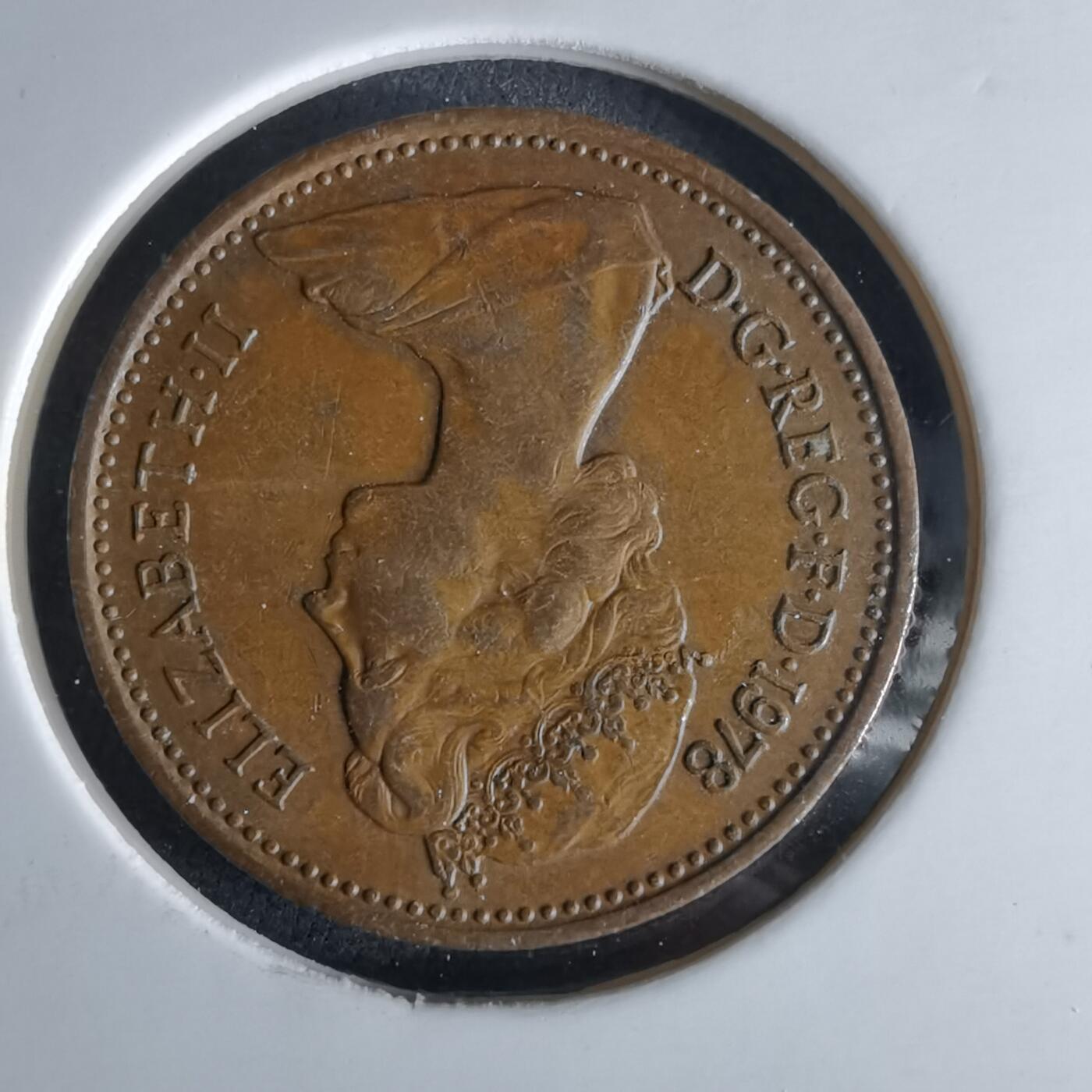 沼泽如烟--第994场 英国1978年1便士