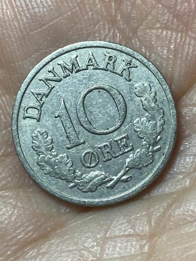 2026年第二十四场(总第一百九十三场）外国好品散币场(免佣金) - 丹麦🇩🇰1965年10欧尔(弗雷德里克九世第三版，C; S版)