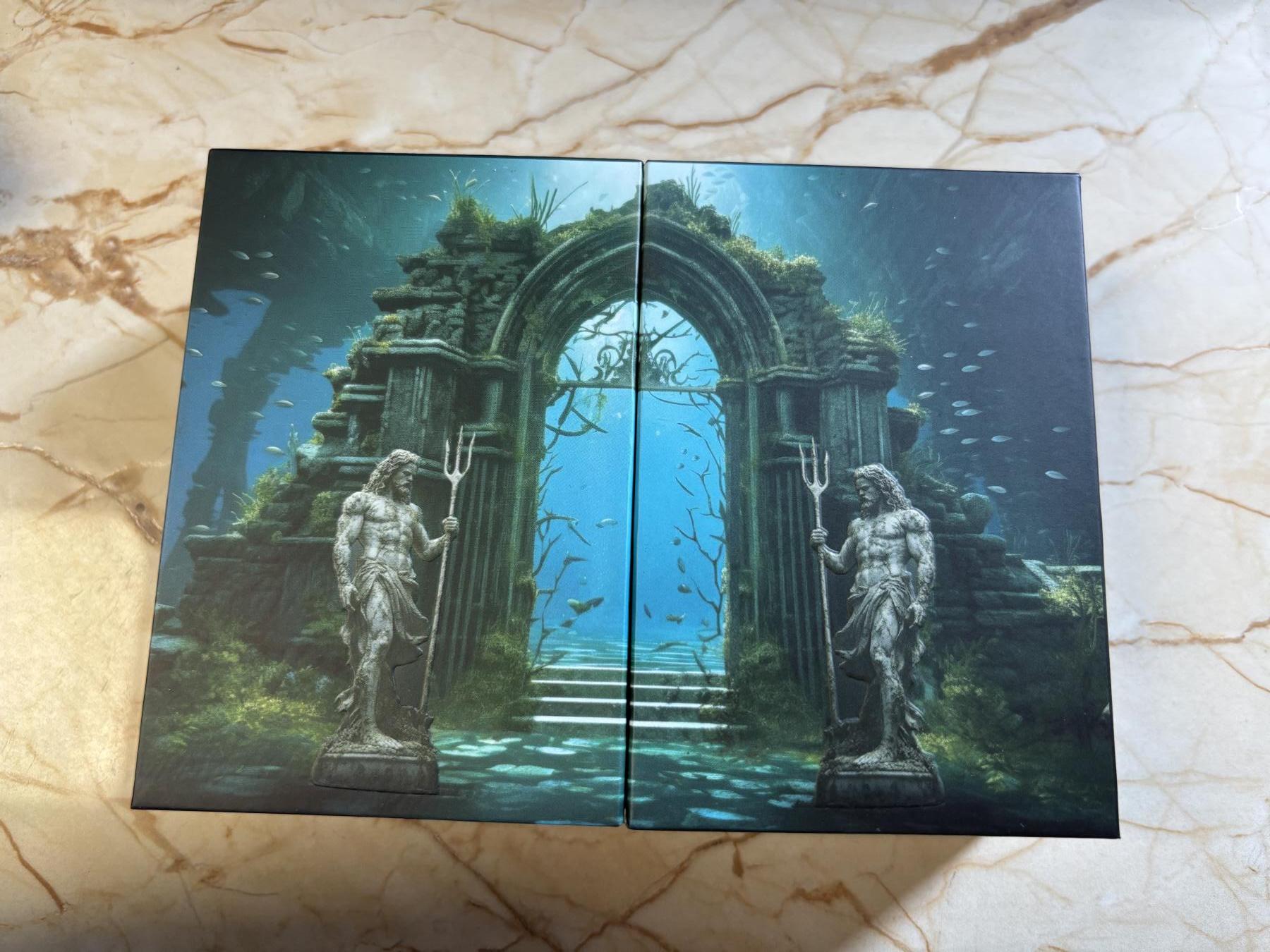 第191期拍卖 萨摩亚2025年亚特兰蒂斯仿古镀金5盎司纪念银币机关币，999银+铜镍合金，5盎司银+110克铜镍，发行249枚